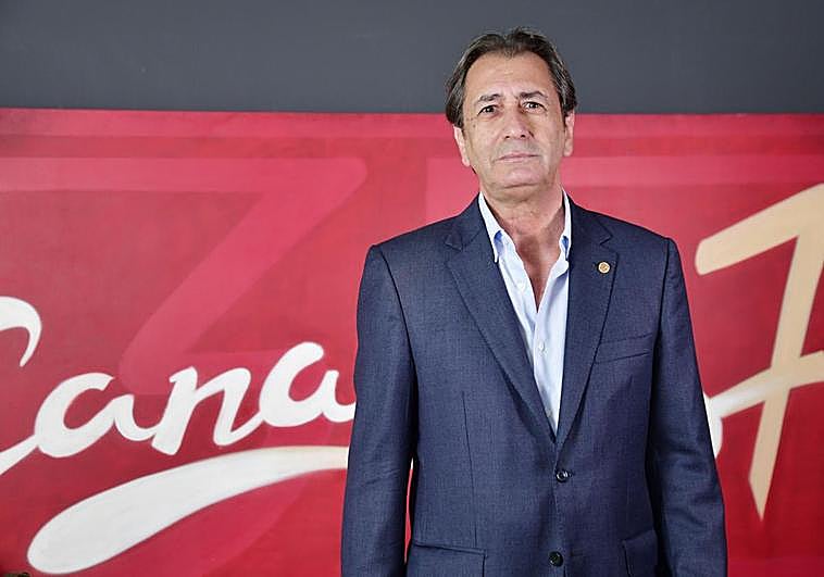 Luis Padrón, presidente de la Cámara de Comercio de Gran Canaria, durante la presentación de la CANARIAS7 Carrera de Empresas.