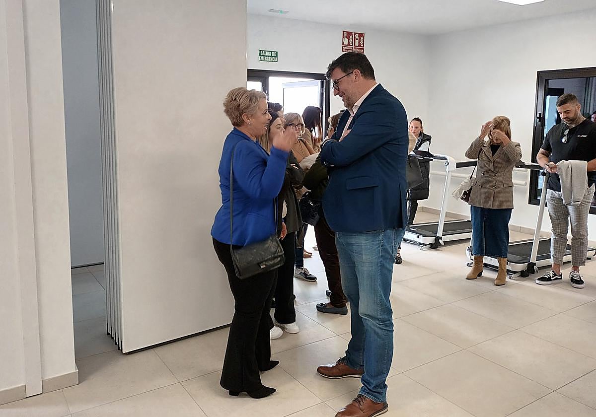 Alcalde, en la jornada de puertas abiertas.