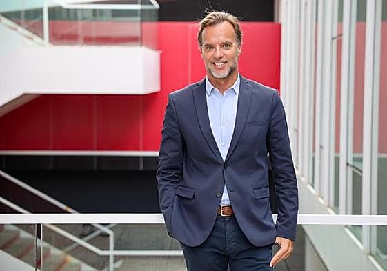 Ciro Gutiérrez, viceconsejero de Universidades, posa en la sede de CANARIAS7 antes de la entrevista.