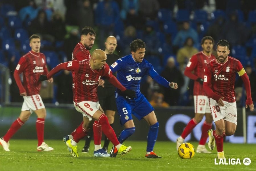 El Getafe-UD Las Palmas, en imágenes