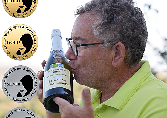 Premiada la sidre del Lagar de Valleseco, bodega de Ángel Domínguez Ponce.