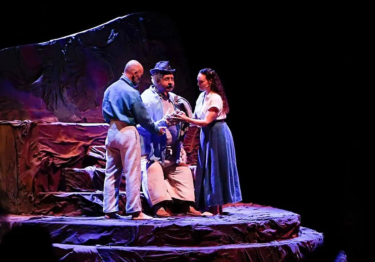 La obra 'Mararía la de Femés' en el Teatro Pérez Galdós en 2023.