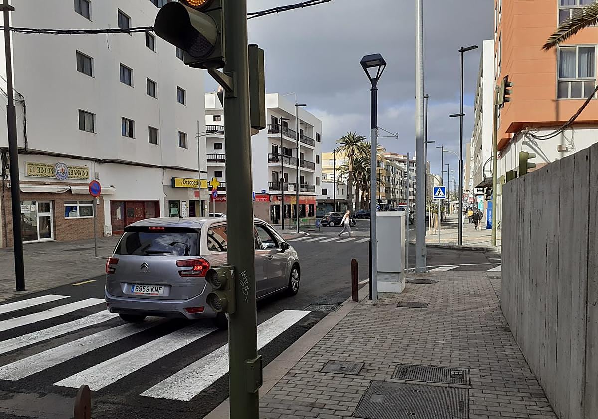 Manolo Millares sin el cartel que hubo el lunes.