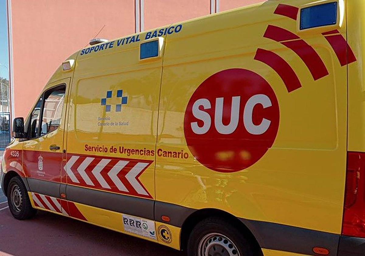 Una ambulancia del SUC.