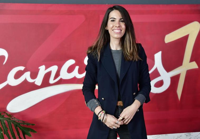 Irene González, la PR Manager de Domingo Alonso Group, durante la presentación de la CANARIAS7 Carrera de las Empresas.