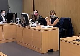 La fiscal delegada de Tráfico, Cecilia Acebal, y la letrada de la acusación particular, Idoia Mendizábal.