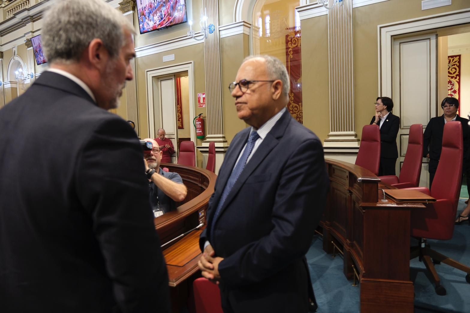 El debate del estado de la nacionalidad canaria, en imágenes