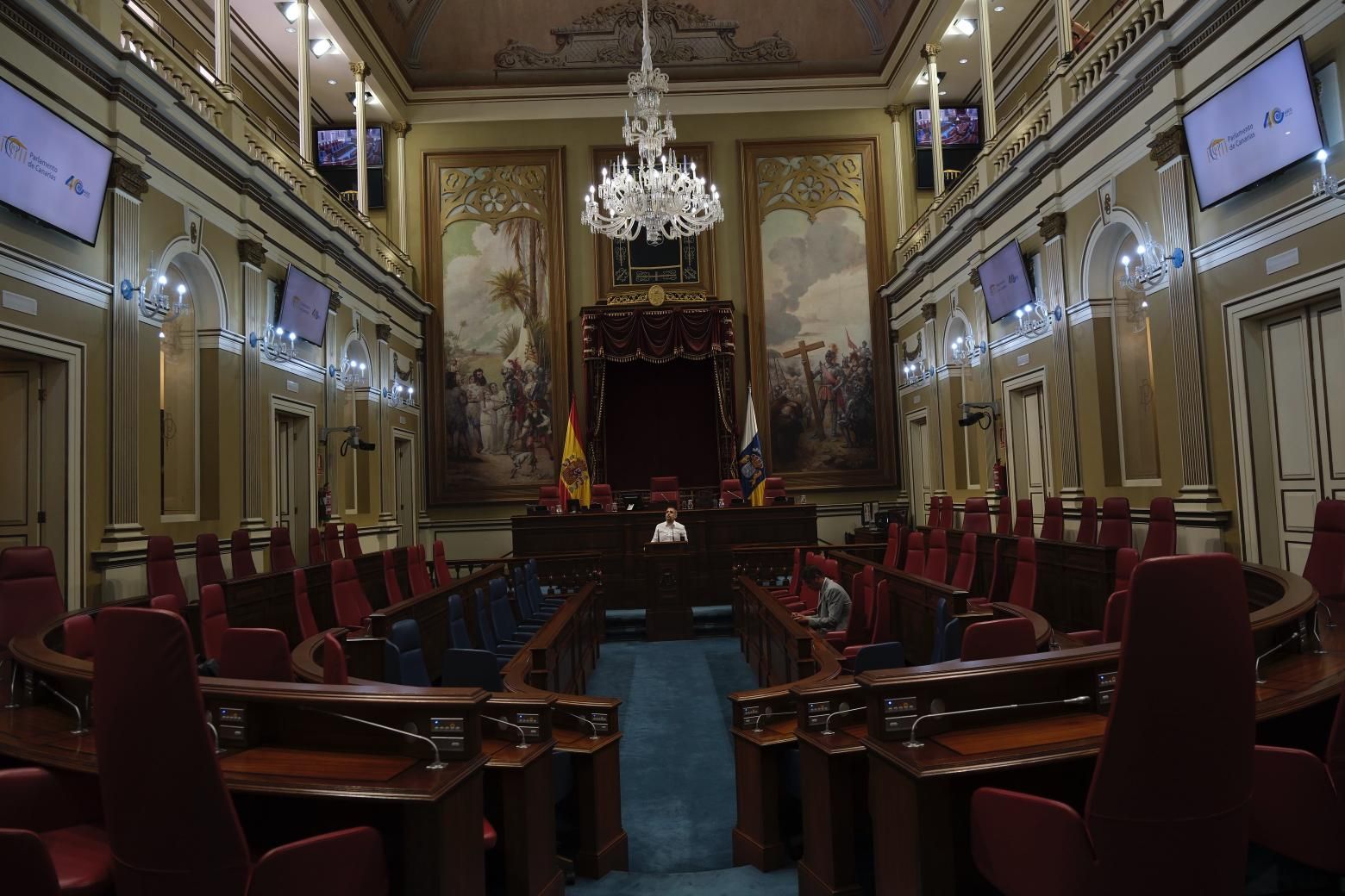 El debate del estado de la nacionalidad canaria, en imágenes