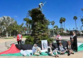 Activistas convocan una vigilia por el pueblo palestino en Las Palmas de Gran Canaria