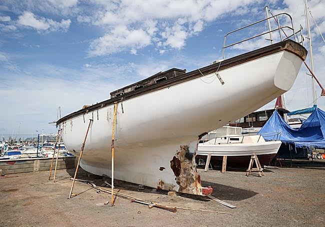 Uno de los barcos que lleva más tiempo.