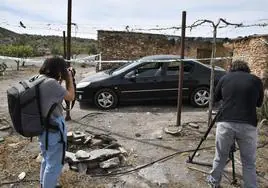 Cortijo en Las Alcubillas, pedanía donde han sido encontrados los cuerpos.