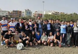 La playa de Melenara acogió la primera olimpiada por la diabetes en Gran Canaria