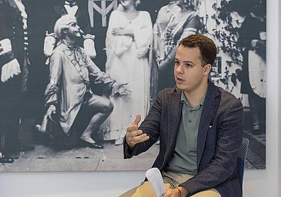 El concejal de Cultura, Adrián Santana.