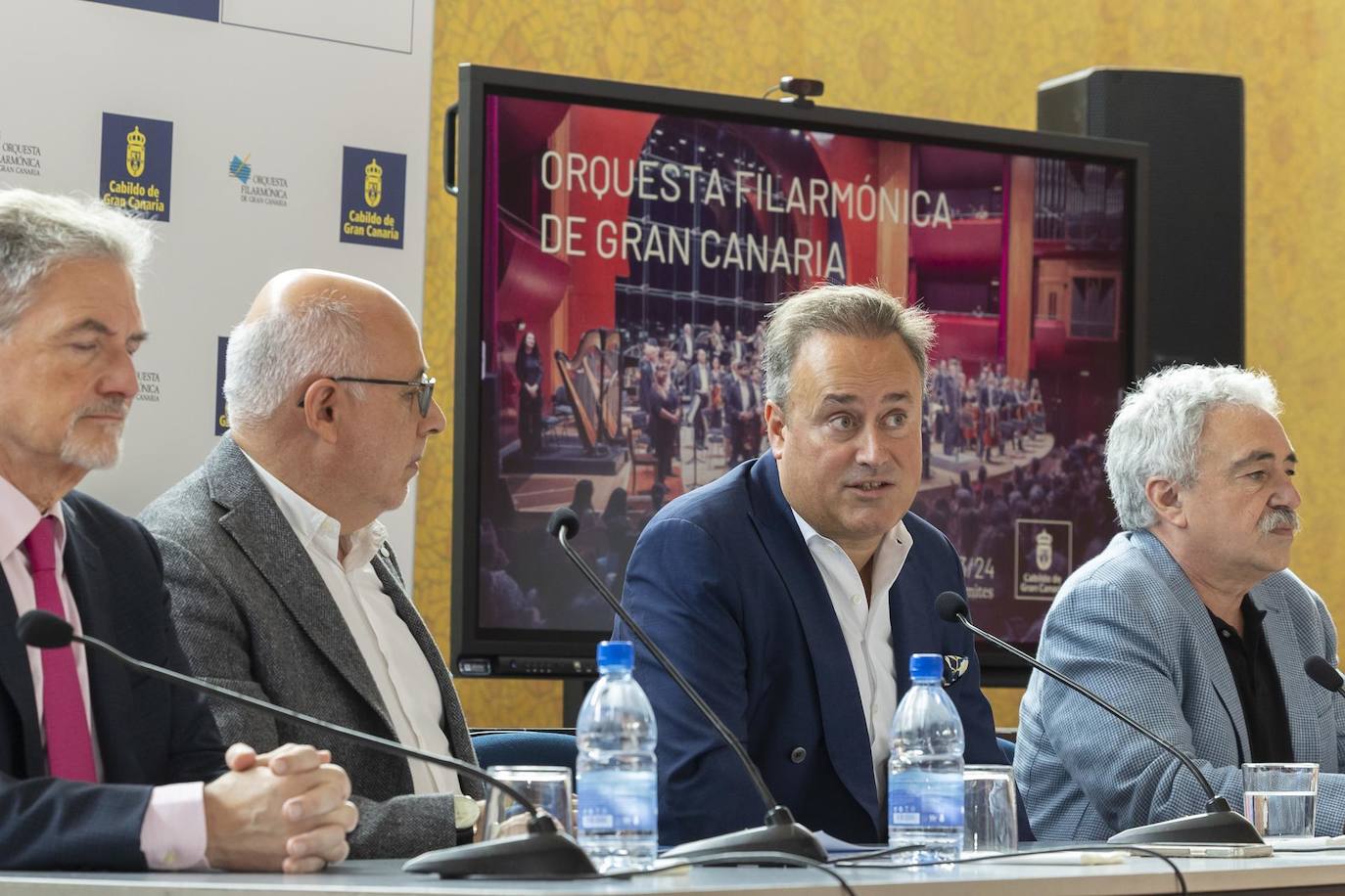 Un momento de la rueda de prensa.