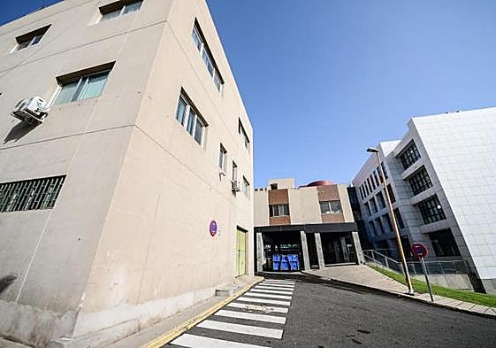 Fachada del Hospital Materno Infantil, en la capital grancanaria