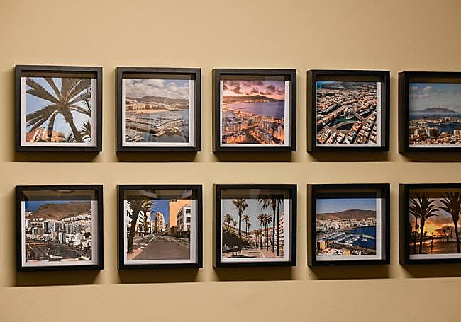 Varias imágenes que integran la doble exposición.