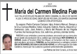 María del Carmen Medina Fuentes