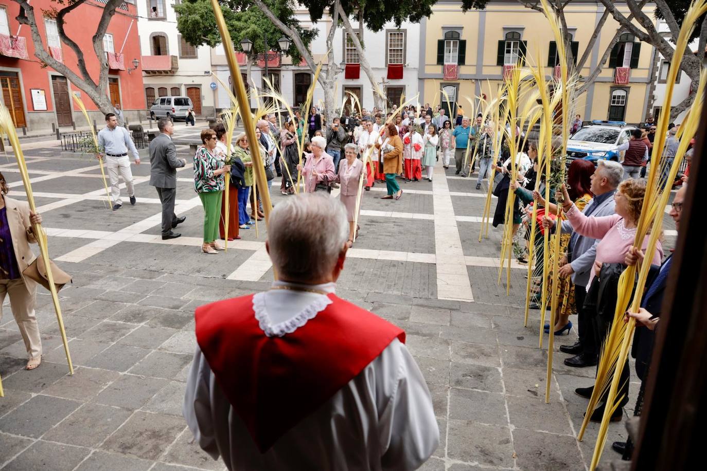 La procesión de La Burrita en la capital grancanaria, en imágenes