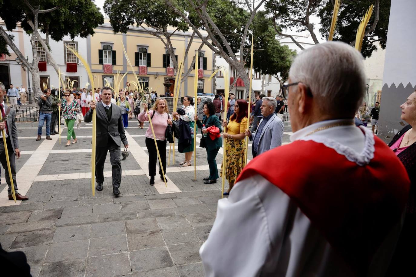 La procesión de La Burrita en la capital grancanaria, en imágenes