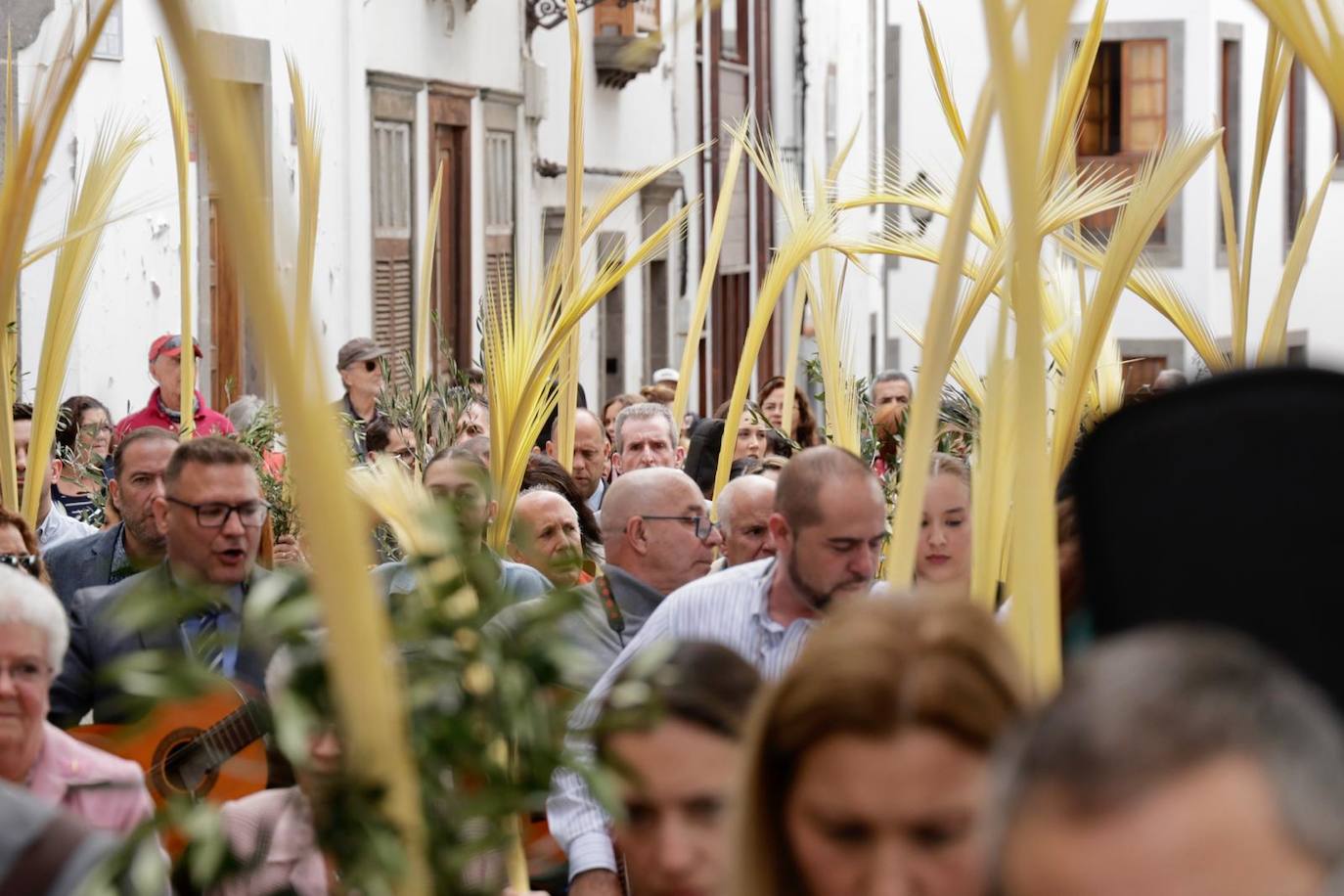 La procesión de La Burrita en la capital grancanaria, en imágenes