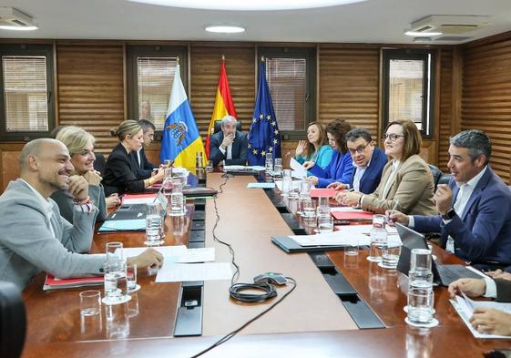 Imagen de la reunión del Consejo de Gobierno de este lunes.