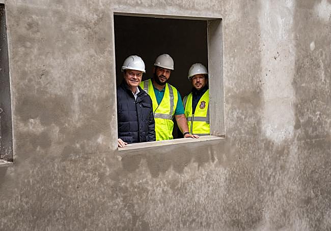 Augusto Hidalgo, Jesús Pérez y Samuel García.