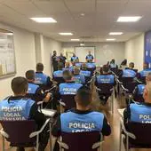 Reunión de policías locales de Santa Lucía de Tirajana.