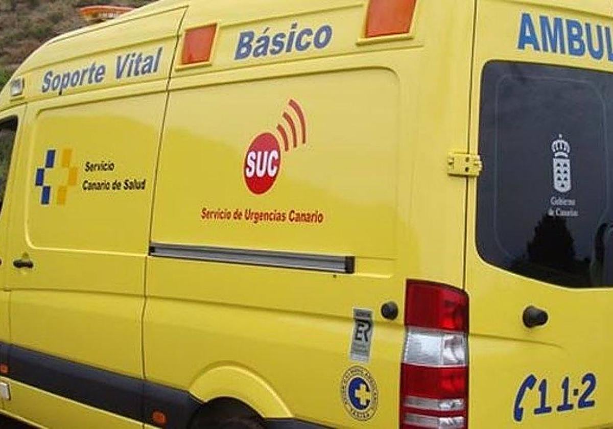 Una ambulancia del SUC.