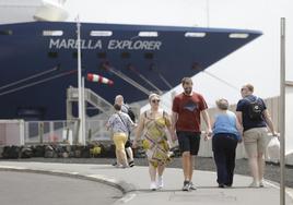 Actividad crucerística reciente en Arrecife, al empezar Semana Santa.