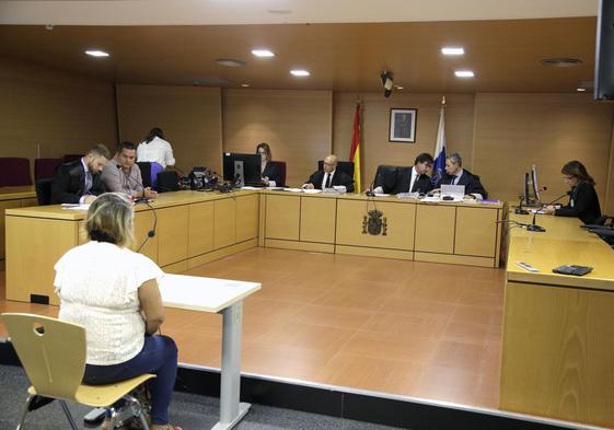 Vista judicial celebrada en dependencias del Palacio de Justicia de Arrecife.