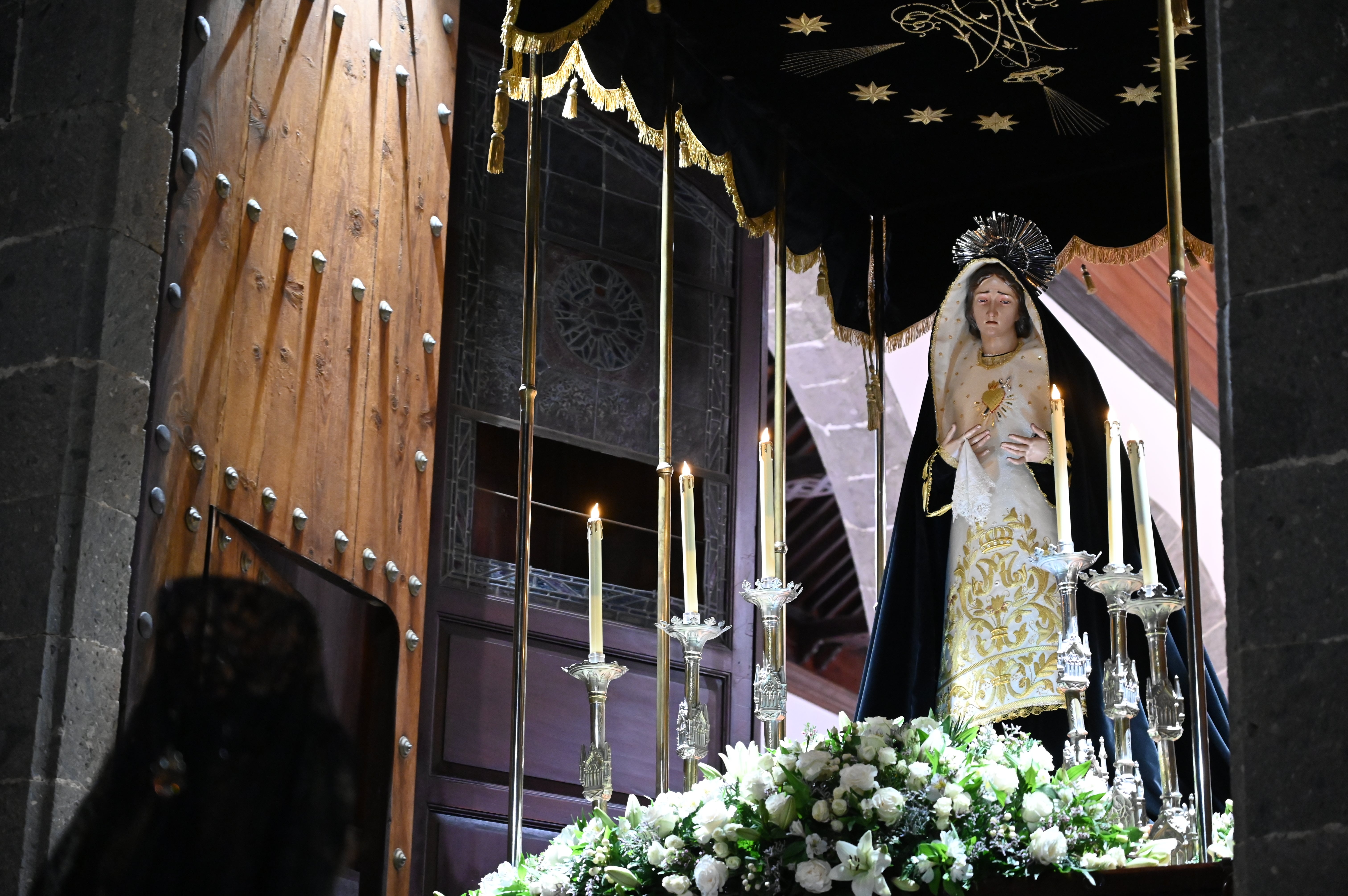 Procesión Magna del Viernes Santo en Santa María de Guía, en imágenes