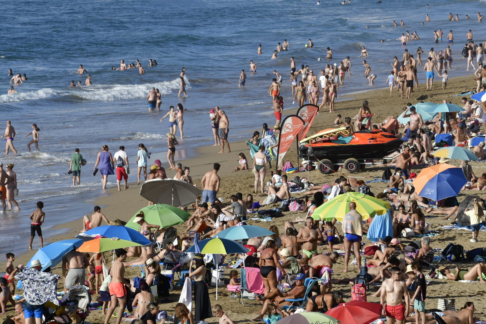 Las playas de Gran Canaria, a rebosar este fin de semana