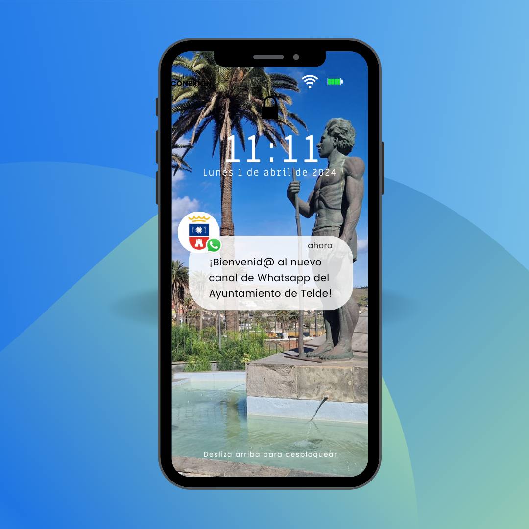 El Ayuntamiento de Telde ya tiene su canal de WhatsApp activo.