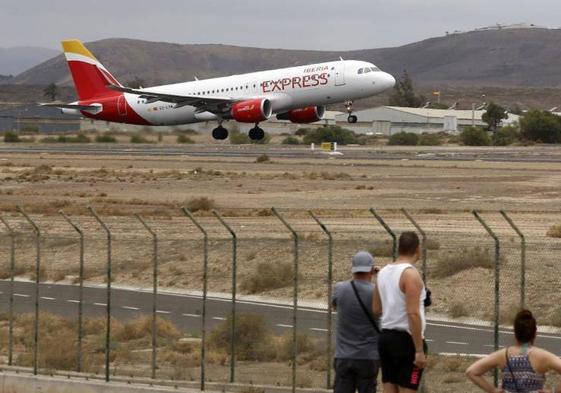 Avión de Iberia Express.