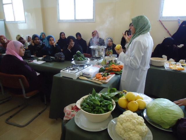 Así era el centro social de Gaza cofinanciado por el Cabildo de Gran Canaria