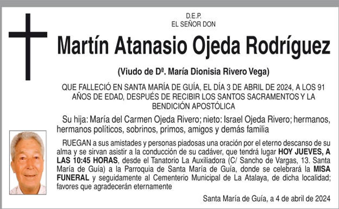 Martín Atanasio Ojeda Rodríguez