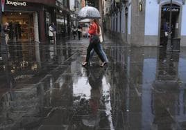 Episodio de lluvias en la capital grancanaria.