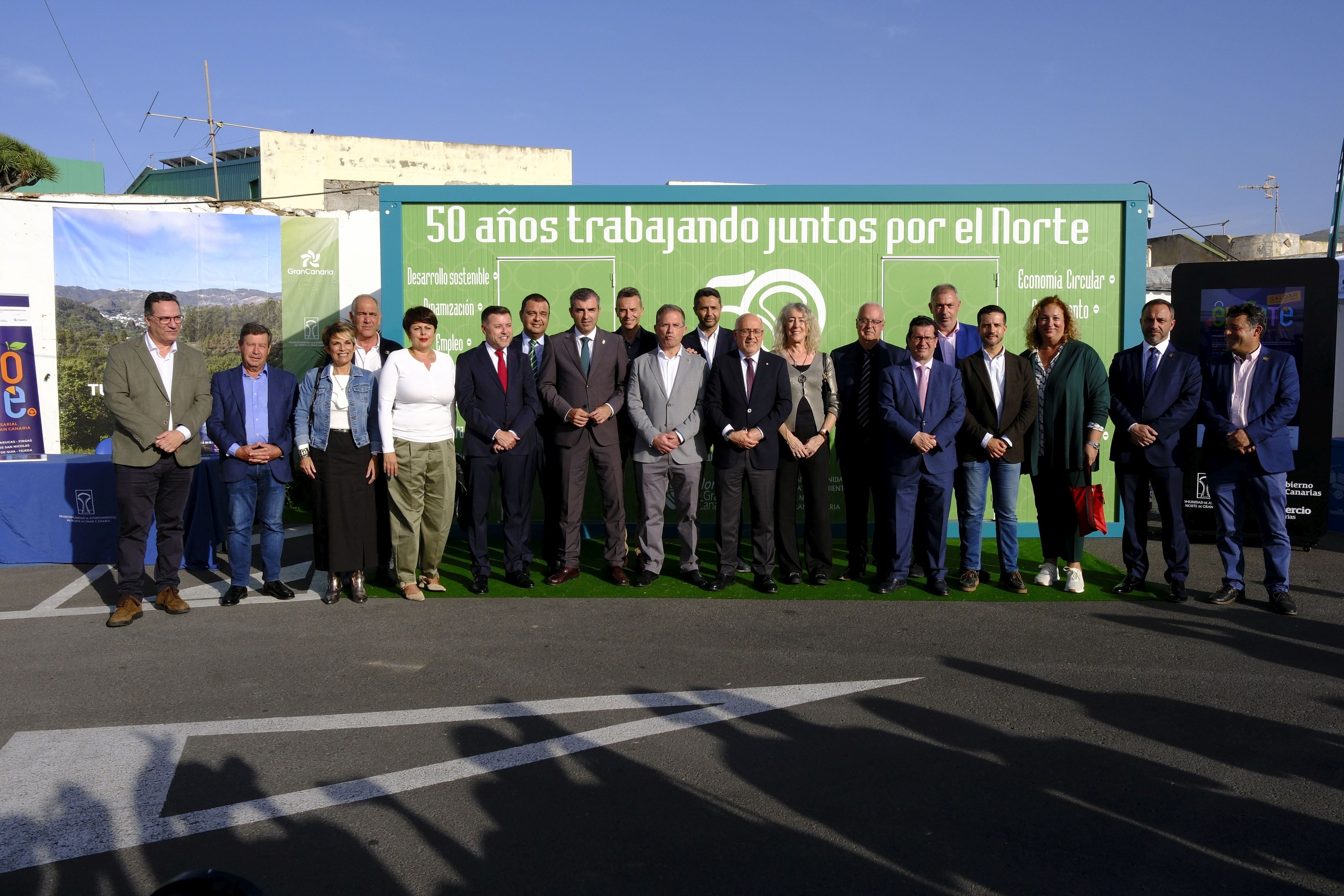 Inauguración de la feria Enorte en Gáldar