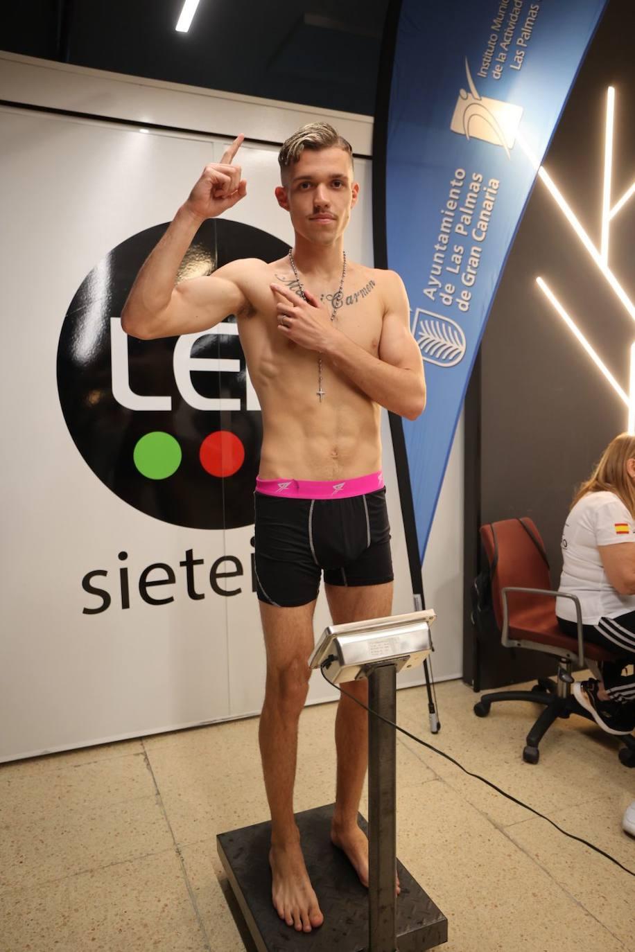 El pesaje para el Campeonato de Canarias de Boxeo, en imágenes