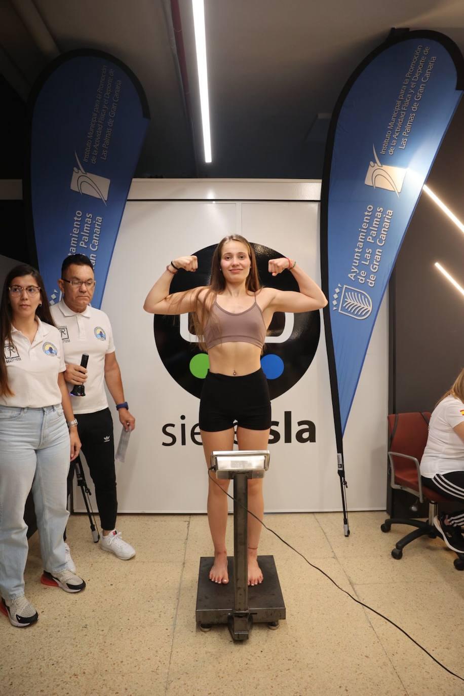 El pesaje para el Campeonato de Canarias de Boxeo, en imágenes