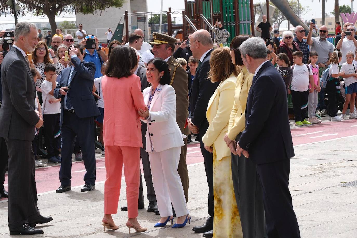 Así fueron recibidos los reyes en Las Palmas de Gran Canaria