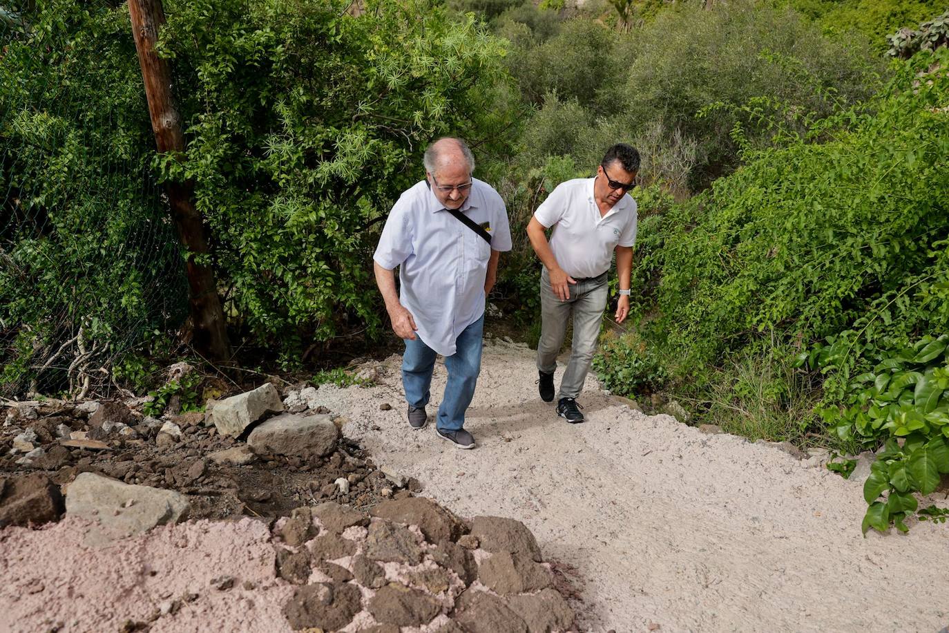 Los vecinos de Siete Puertas alzan su voz por el deterioro de los accesos