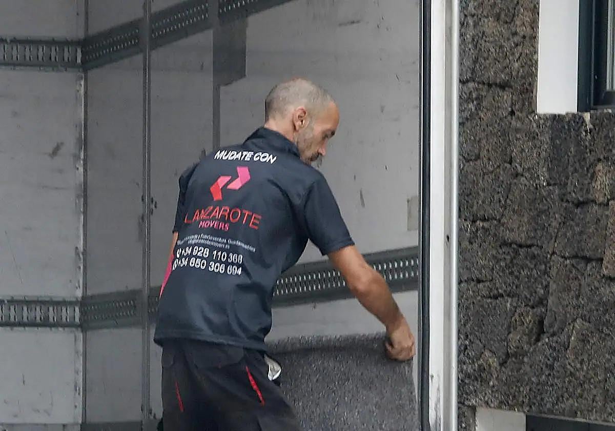 Trabajador en Arrecife.