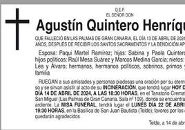 Agustín Quintero Henríquez