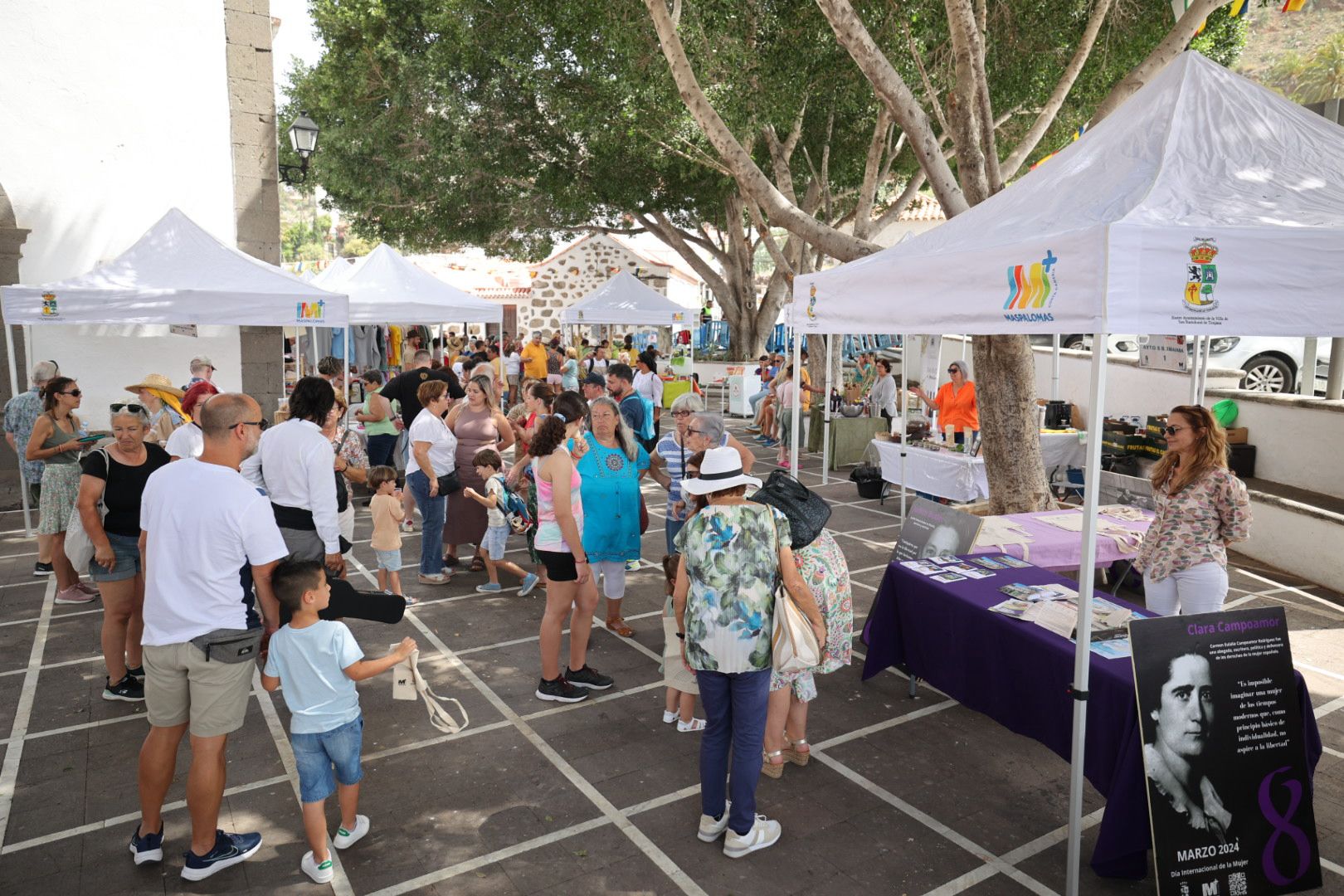 La feria de la mujer rural en Fataga, en imágenes
