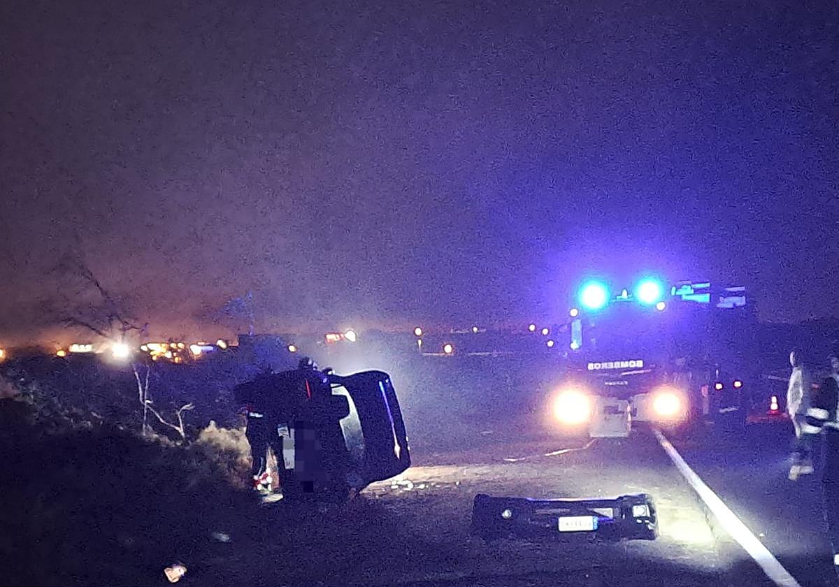 Imagen del accidente.