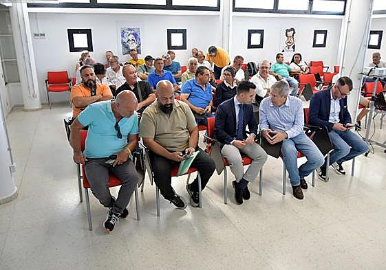 Un momento de la reunión.