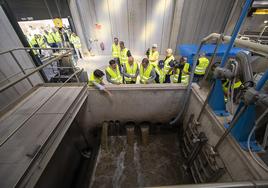 La inauguración de la estación depuradora de aguas residuales, en imágenes