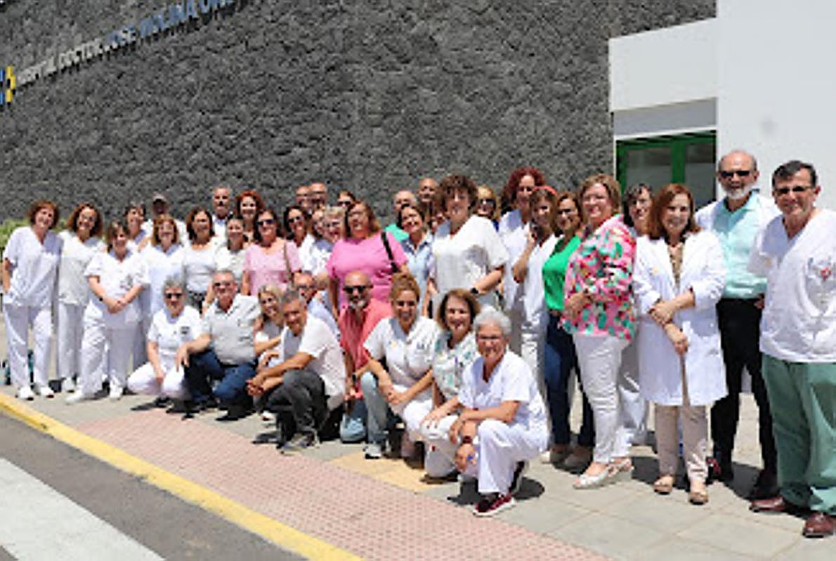 Momento del homenaje de este lunes.