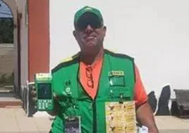 Gustavo Santiago, el vendedor de la ONCE que ha repartido la suerte en Telde.
